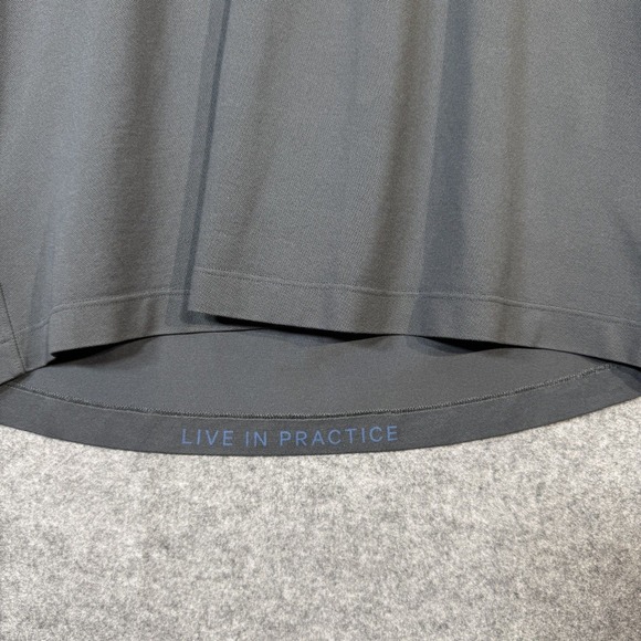 Lululemon Men's Evolution Short Sleeved Gray Polo Size M - Picture 6 of 11